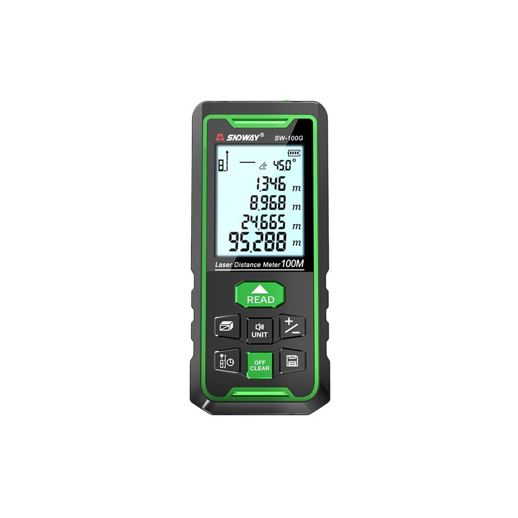 Outdoor Green Laser Rangefinder Podczerwień Ograniczający ręczny odległość instrument pomiarowy elektroniczny linijka na zewnątrz (Color : Green, Size : 50 meters)