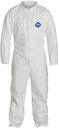 Dupont TY120S L Large Tyvek Coveralls Suit, Sold By Each