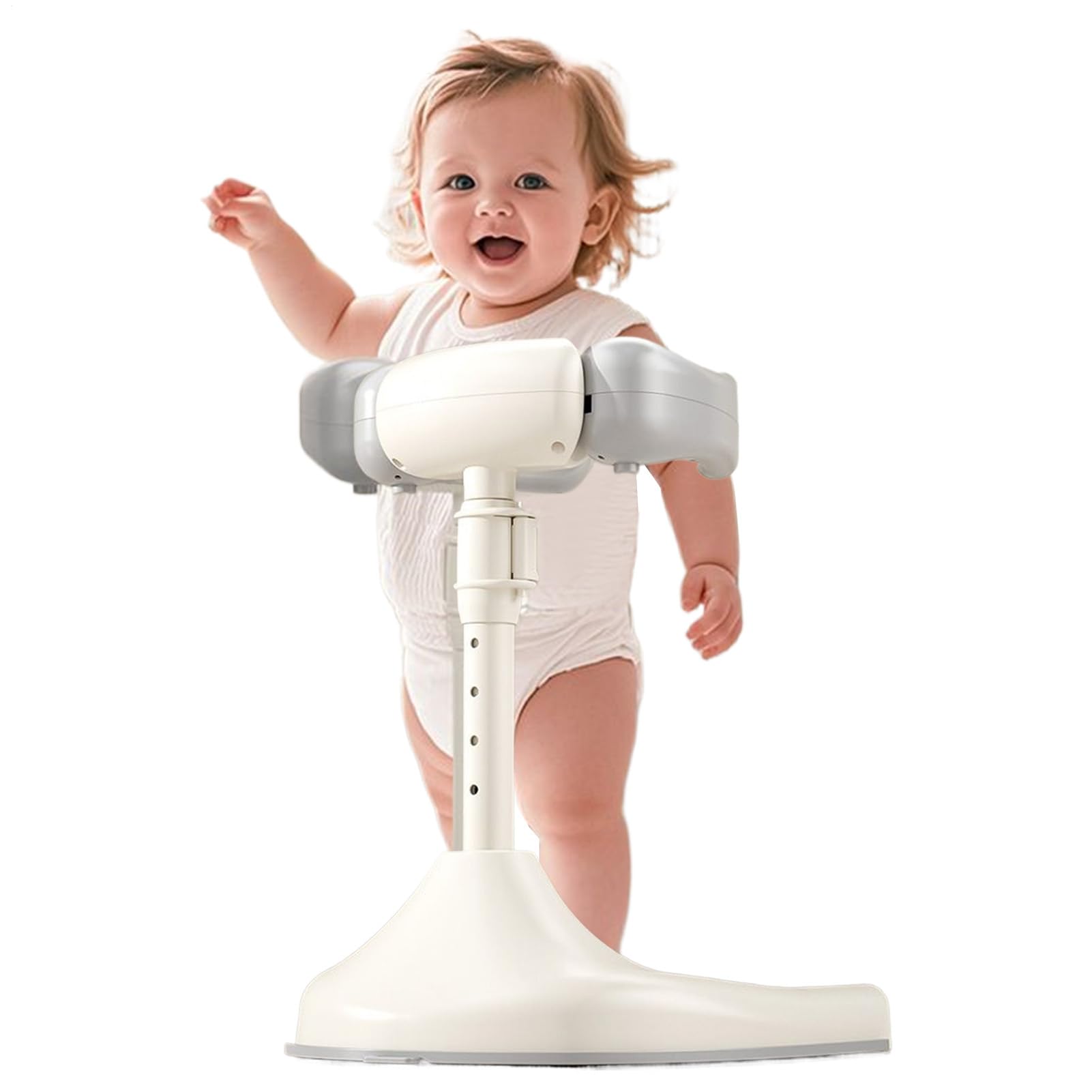 Adjustable Baby Shower Stand, Portable Bathing Support, Foldable Wash Seats, Non-Slip Secure Bath Stand for Babies, Toddler, Boys, Girls 15.35x13.19x17.32 Inch