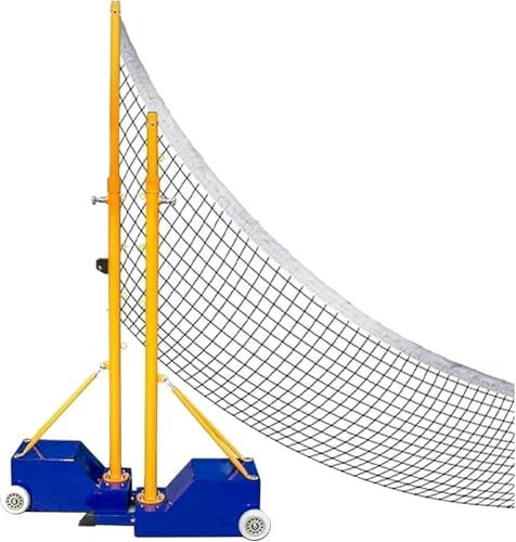 Portable Volleyball & Badminton Net Stand with Stable Base, Wheels for Indoor & Outdoor Use – Perfect for Gym, Backyard & Sports Events, Style 4
