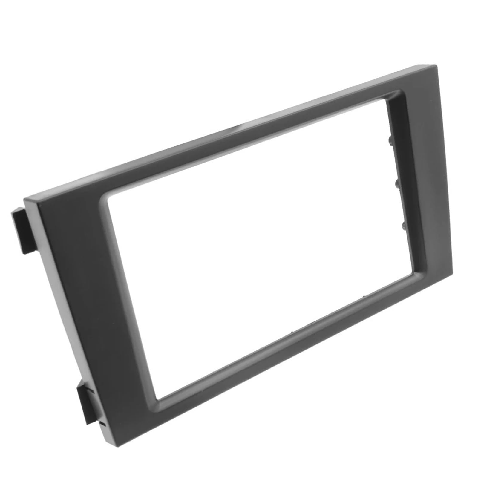Kit Instalación Marco Radio Coche Doble DIN Car Radio Fascia Estéreo Facia Marco Panel Kit De Montaje Adaptador Placa Reposición Embellecedor Bisel para A6 2002-2006