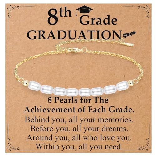 OAVOOK 8th Grade Graduation Gifts for Girls Class of 2025 Grad Gifts Graduation Bracelets...