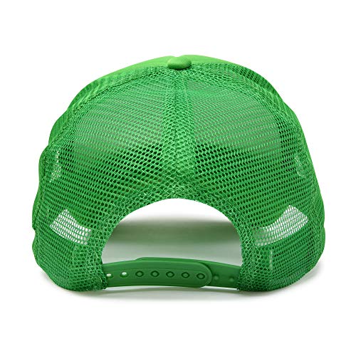 Image of Trucker Hat Mesh Cap Solid Colors Lightweight with Adjustable Strap Small Braid