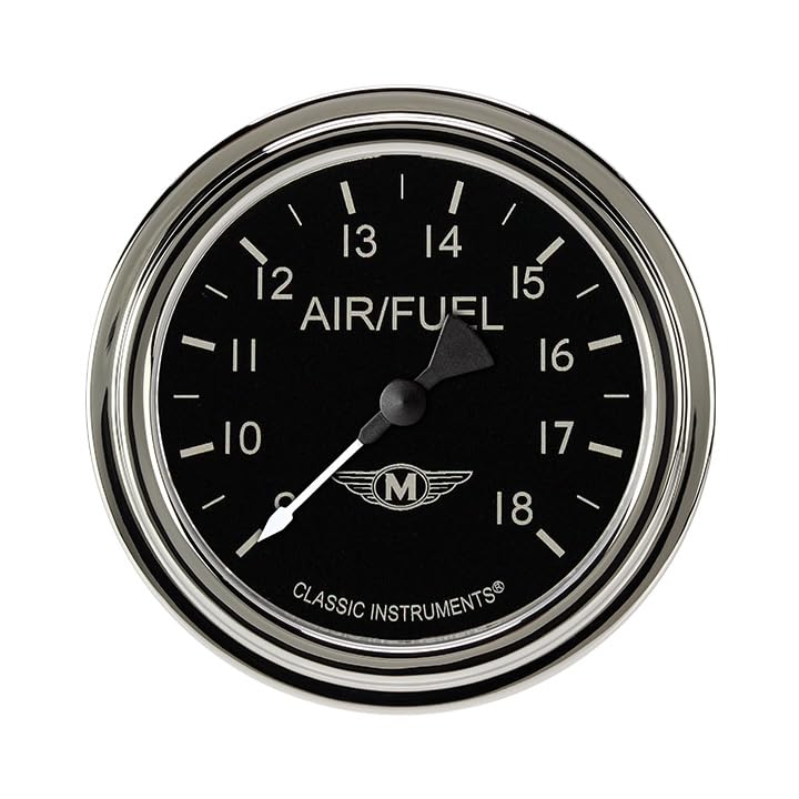 Classic Instruments MA394SLF Moal 2 5/8"" Air/Fuel Ratio Gauge Full Sweep