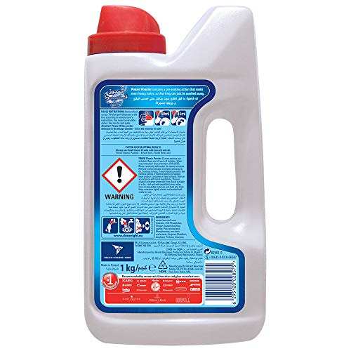 Image of Finish Dishwasher Detergent Powder, Classic - 1 Kg (Pack of 4)