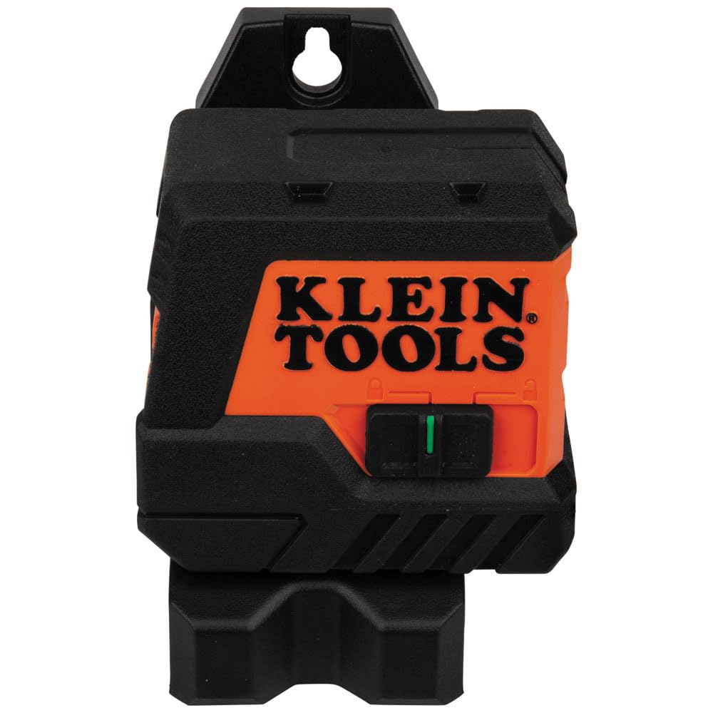 Klein Tools 93MCLG Livella Laser Autolivellante, Mini Livella Cross-Line, Strumento di allineamento livellamento, Verde brillante linee orizzontali e verticali