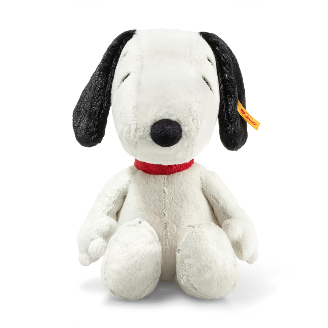 Steiff Peluche Snoopy, Adorable Compagnon, Garçons, Filles et bébés dès 0 Mois, Friends, 30 cm, Blanc, 024702