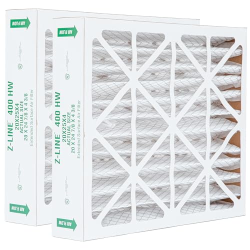 Glasfloss ZL 20x25x4 MERV 10 Fits Honeywell Air Filters. Qty 2