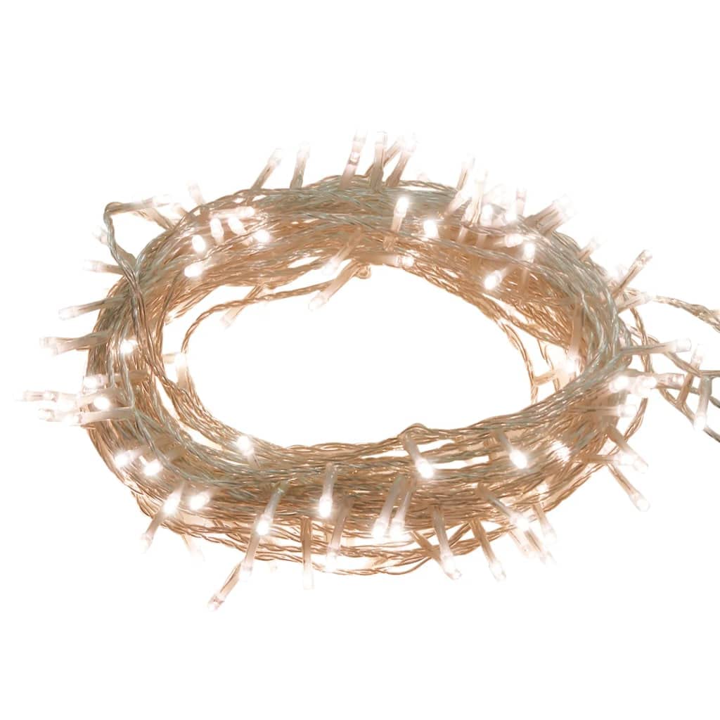 led- lichterkette,lichterkette mini,outdoor lichterkette batterie,LED-Lichterkette mit 1000 LEDs Warmweiß 100 m PVCGeeignet für Patio, Schlafzimmer, Wohnzimmer, Weihnachten