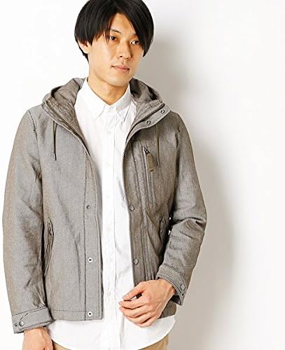 Amazon メンズメルローズ Men S Melrose シャンブレーカルゼフードブルゾン 01カーキ L 4 コート ジャケット 通販