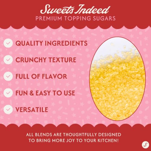 Image of Sweets Indeed Flavored Sugar for Drinks and Baking, 5.11 ounces (Lemon)