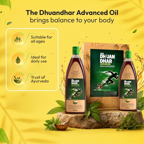Image of Advance Peeda Bhasm Magic Oil 100ml each | Ayurvedic Pain Relief Oil for Knee, Joint, Back, Shoulder, Muscle & Body Pain | Fast Absorbing Non-Sticky - Pack of 3