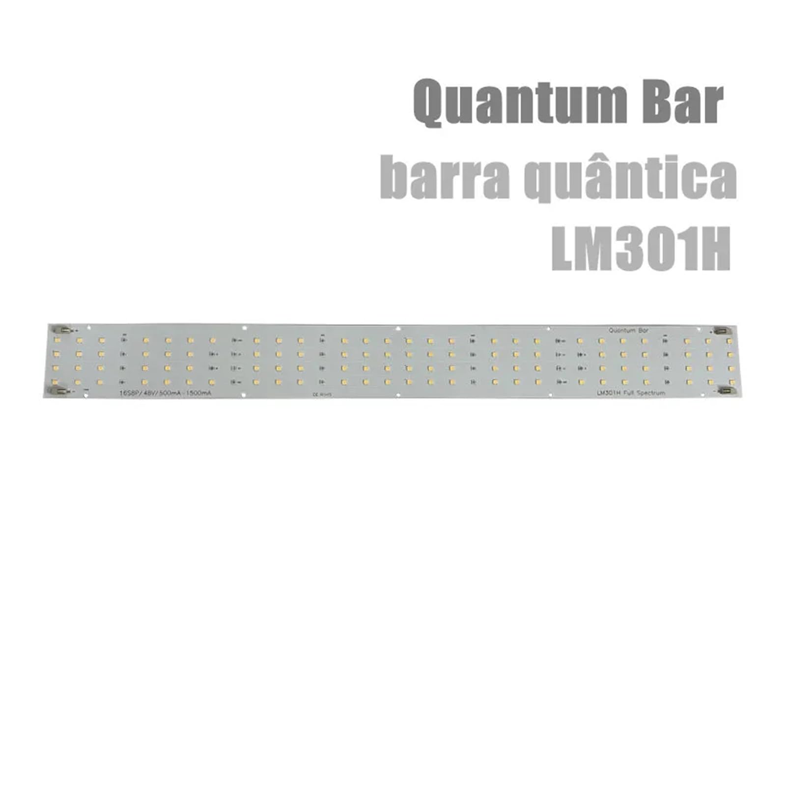 Lampy do Uprawy Roślin, 2 szt. LM301H QB128 listwa świetlna Led 3000 K 3500 K 5000 K 6500 K, pełnozakresowa listwa świetlna do uprawy (TYLKO PCBA)(3000K5000K 660 UV IR)