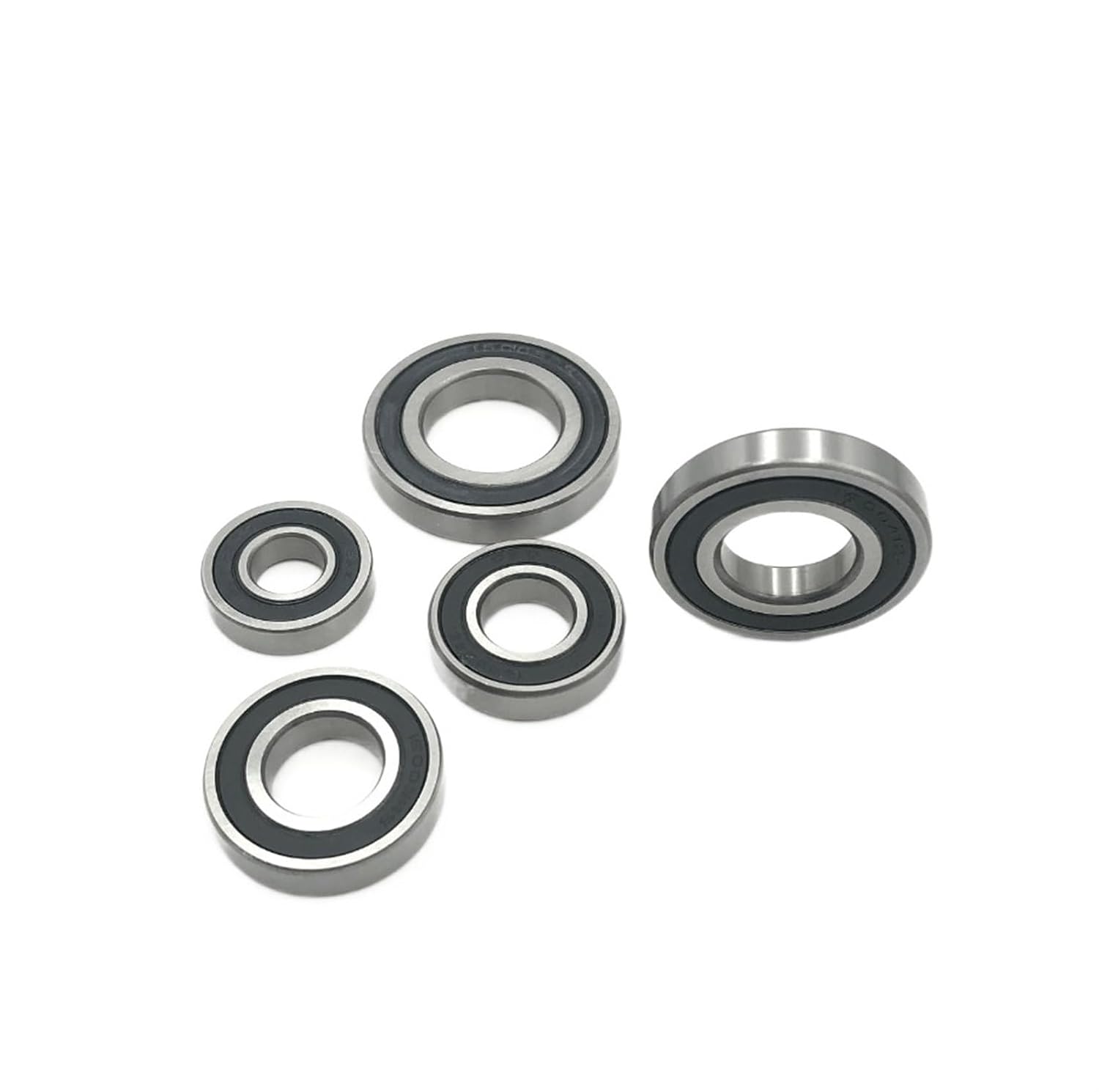Miniature Double Sided Sealed Bearings 1-5pcs 16001-2RS Rubber Sealed Deep Groove Ball Miniature Bearing(16001-2RS x5pcs)