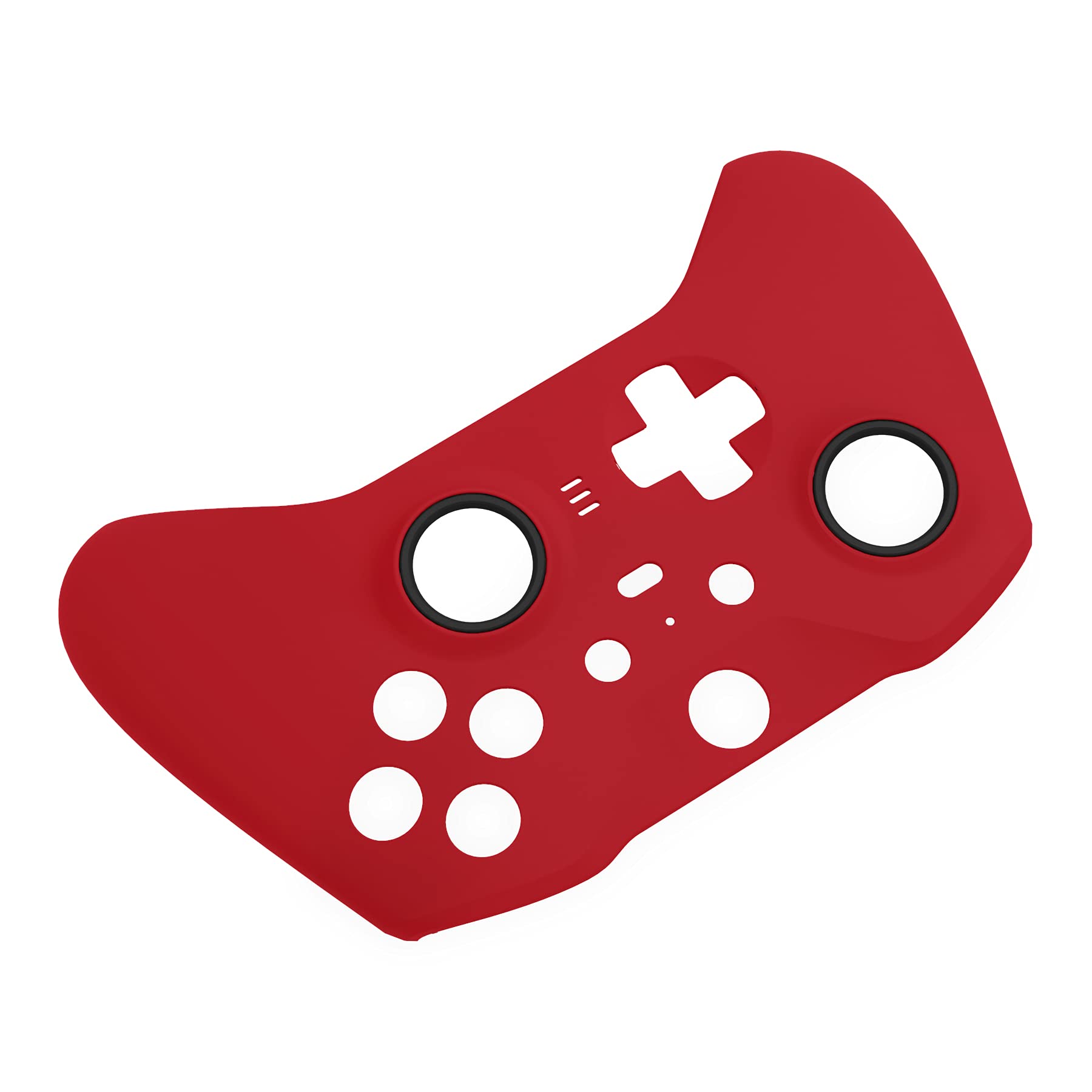 eXtremeRate Custodia frontale per controller Xbox Elite Series 2/Series 2 core, custodia fai da te & Thumbsticks Accent-Ring Case Shell Set per Xbox Elite Series 2 Gamepad modello 1797 rosso