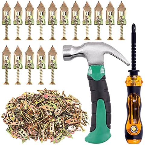 Glarks 52Pcs Self-Drilling Anchors Kit Cover