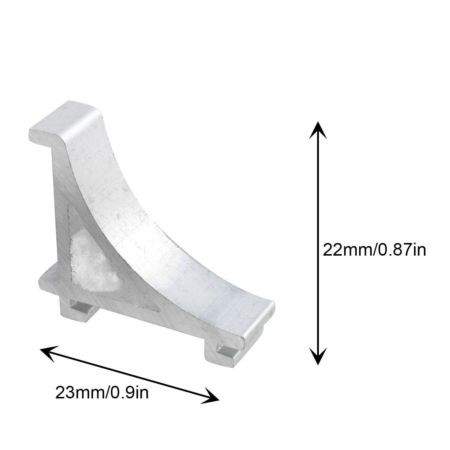Refrigerator Shelf Clips - Stainless Steel Replacement -5 Refrigerator Shelf Clips - Stainless Steel Replacement -5