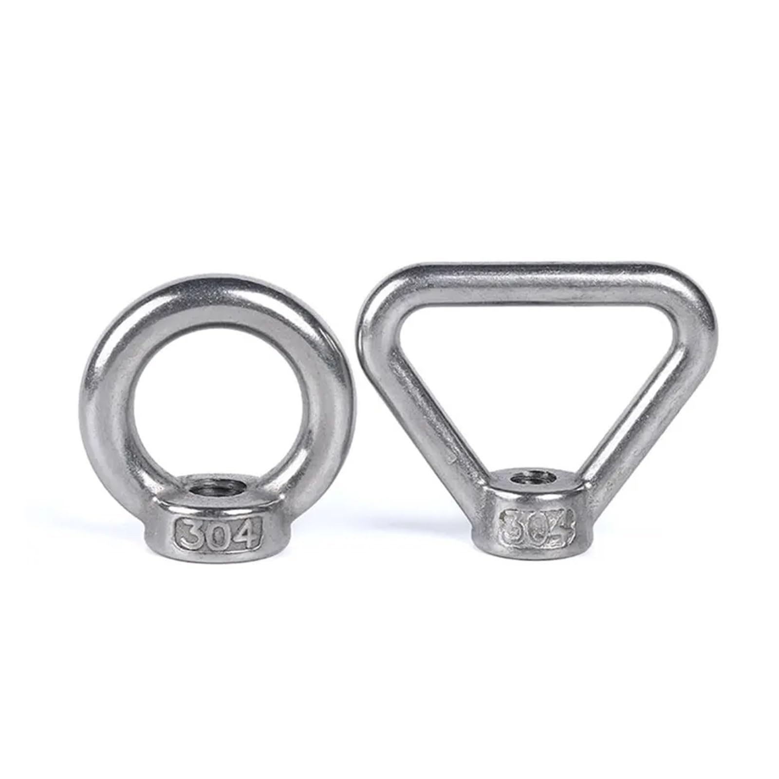 Eye Bolts,bolt,Threaded Eyebolts. Dado a occhiello di sollevamento a forma di anello triangolare, Ghiera a triangolo M3 M4 M5 M6 M8 M10 Vite a occhiello in acciaio inossidabile 304 Bullone a occhiello