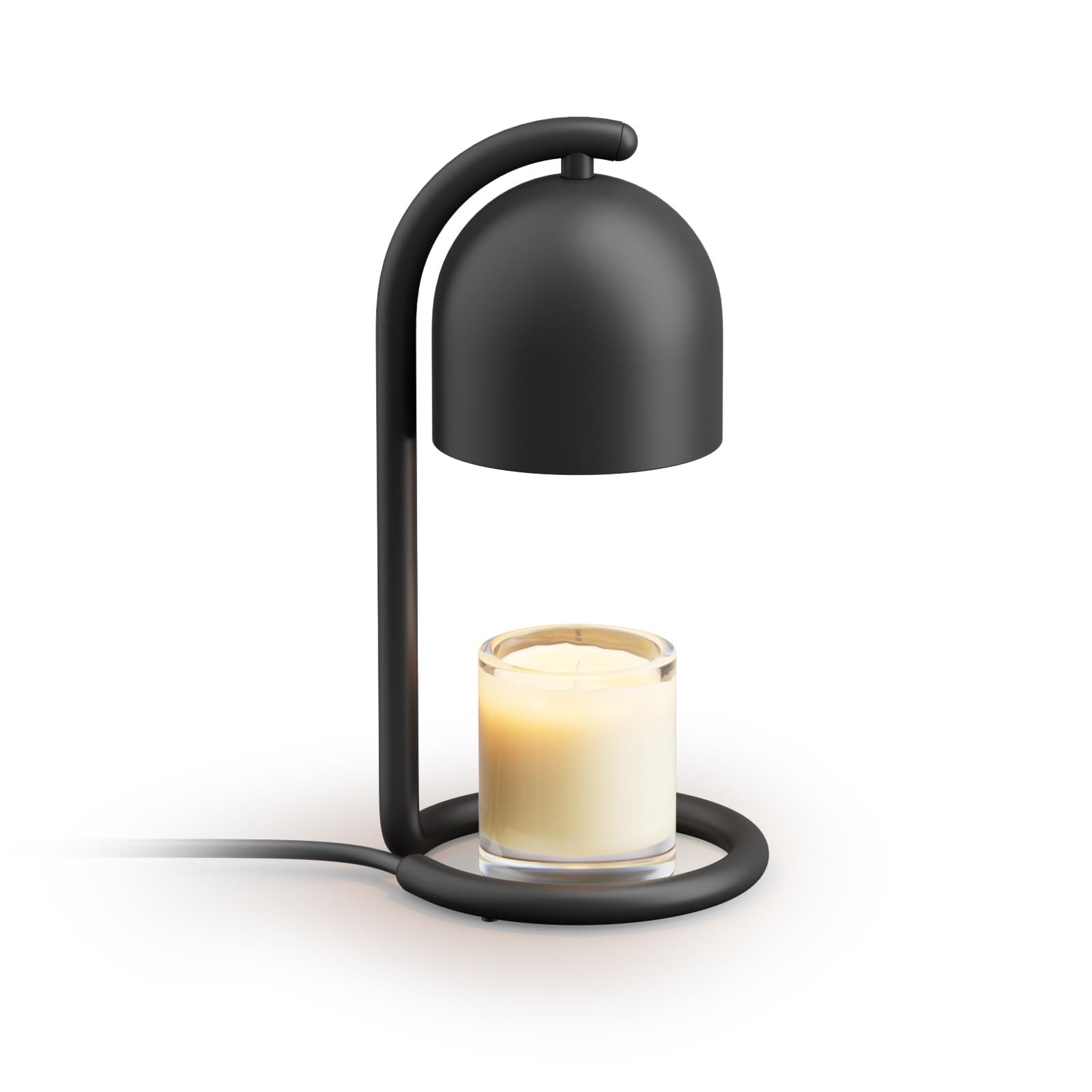 Switchbot Black Smart Candle Warmer Lamp With Timer And Dimmer, Matter-Enabled Candle Heater For Apple Home & Alexa, Electric Wax Melter For Birthday, Housewarming Gift, Elegant Home Decor,