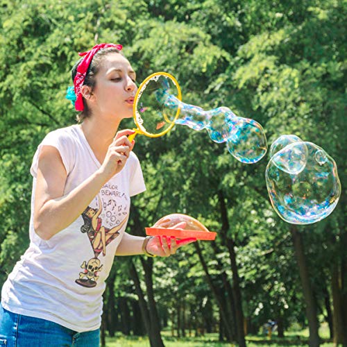 Aitey Bubble Wands Set, 26 Pack Giant Bubble Wands Toy Set Large Bubble Wands with Tray Bulk for Kids Summer Outdoor Activity Party Favors - Thumbnail 4