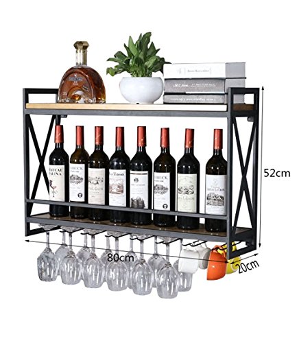 Soporte de pared para botellas de vino LUNEZY miniatura 2