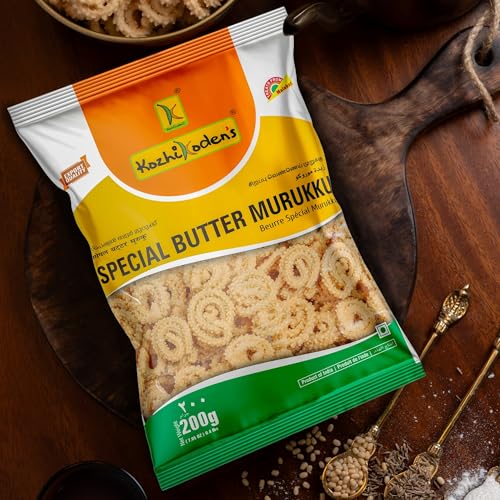 Image of KOZHIKODEN'S Assorted Murukku Combo Pack | 5 Flavors | Masala, Tomato, Palak, Ragi & Butter Murukku | 1 kg (Each 200g) | Authentic South Indian Snack | Fresh Chakli