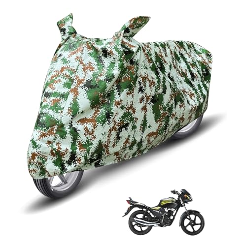 Image of Auto Hub Waterproof Bike Cover Compatible with TVS Star City Dustproof, UV Protection Two Wheeler Bike Star City Cover - Forest