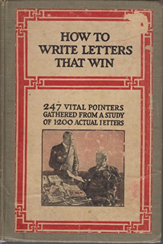 How to Write Letters That Win: 247 Vital Pointe... B00M4G9F0O Book Cover