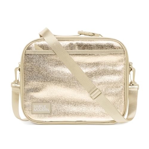 Image of Simple Modern Hadley Lunch Box with Shoulder Strap | Kids & Adults | Insulated Bag with Pockets for Women, Men, Girls, Boys