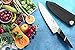 Dalstrong Chef Knife - 8.5 inch - Quantum 1 Series - Ultra-Sharp - American Forged BD1N-VX Hyper Steel - Carbon Fibre G10 Hybrid Handle - Premium Kitchen Knife - Leather Sheath