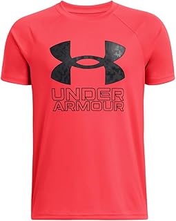 Performance Boys' Tech Hybrid Print Short Sleeve Athletic T-Shirt