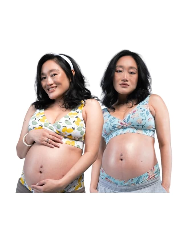 Image of &Circus Maternity Bra | Nursing Bra for Women | Pull Down Feeding Bra | Non Padded Bra for Women Slip On | Tencel Micromodal