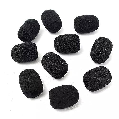 100 Housses Mousse Pour Micro - Protection Anti-pop Et Poussière - Pour Petits Micros Et Casques