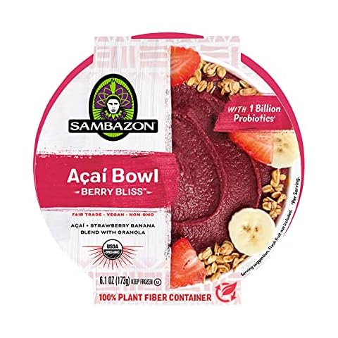 Sambazon Organic Berry Bliss Açaí Bowl, 6.1 Ounce (Frozen) Cover