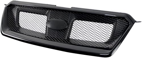 Miniatura 3 de Conjunto de parrilla de malla negra deportiva delantera compatible con Impreza 2012-2016 y XV Crosstrek 2013-2015 2016 2017 Crosstrek J1010FJ010V2