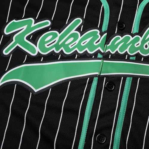 Jersey de béisbol G-Baby Jarius Evans Hardball #1 para Hombre talla XL color negro miniatura 4