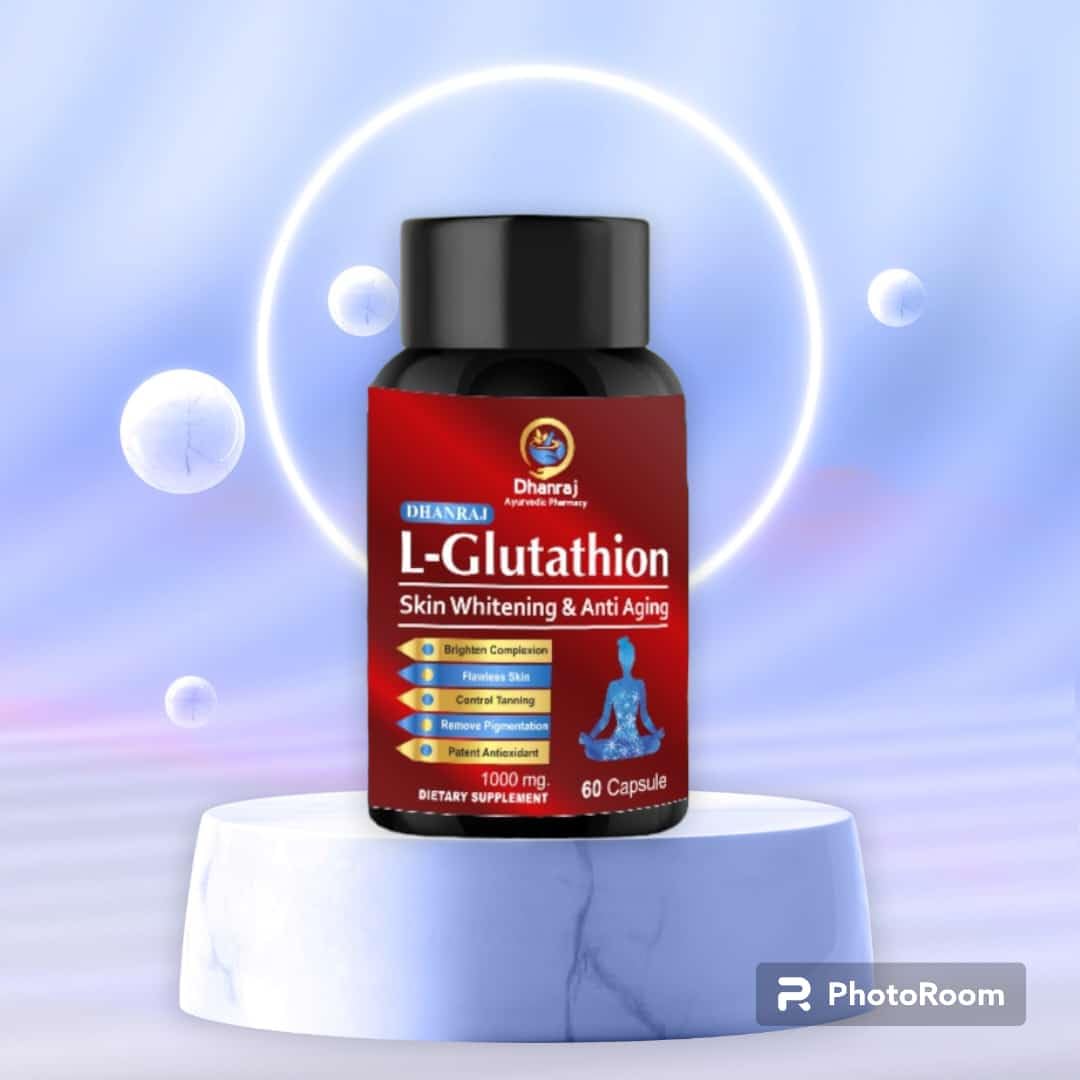 Buy Dhanraj Ayurvedic Pharmacy L Glutathione 1000mg (60 Caps) for Men &  Women. Online at Low Prices in India