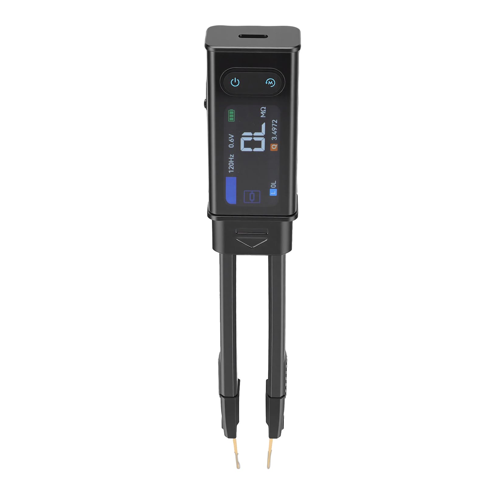XUMIUZIY Tester per Componenti Elettronici Test Affidabili per Ingegneri Elettronici Professionisti Tester per Componenti ABSSMD per Condensatori Elettrolitici da RF a Grandi Schermi da 1,47 Pollici