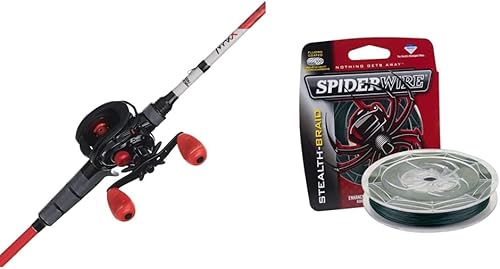 Abu Garcia Combo de baitcast de perfil bajo Max X