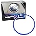 iJDMTOY (1) Sports Blue Aluminum Key Hole/Keyless Engine Push Start Button Surrounding Decoration Trim For Mercedes C E S R ML GL CLA CLS GLA GLC GLE Class