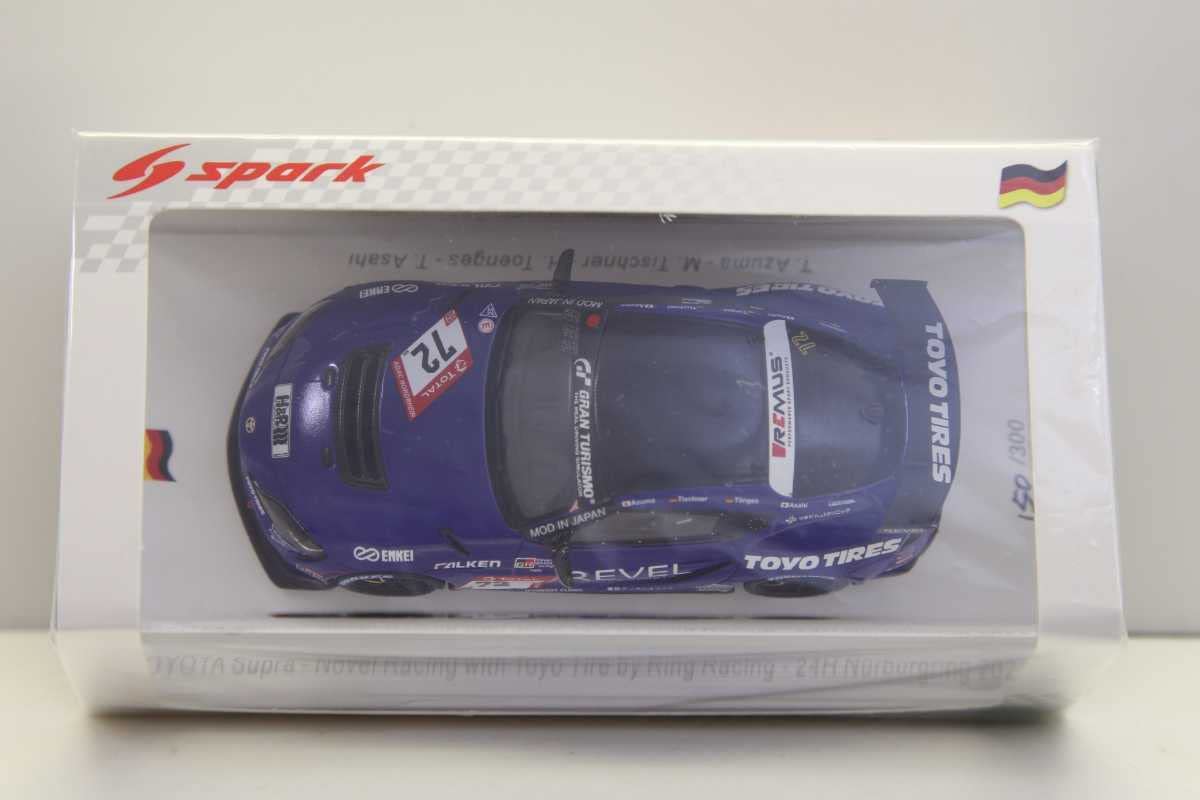 スパーク 1/43 トヨタ スープラ #72 ニュルブルクリンク24H 2021