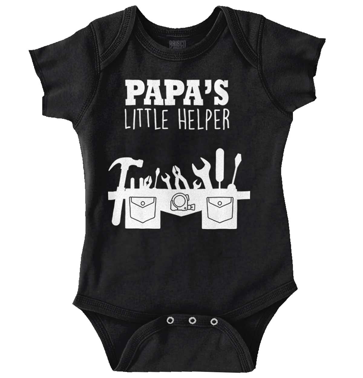Brisco BrandsPapa's Little Helper Handyman Baby Romper Boys or Girls