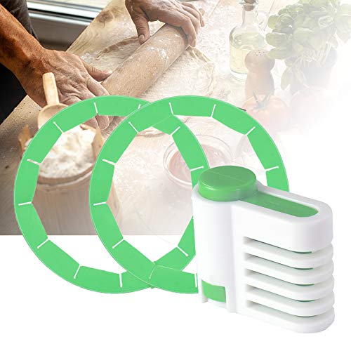 4 Pcs Pie Crust Protector Shield Cover Sets Adjustable Silicone Pie Protectors and Layer Cake Slicer Leveler Pie Rings for Crust Baking Pie Pizza Fits Any Size 8 to 115-inch Diameter PiesGreen