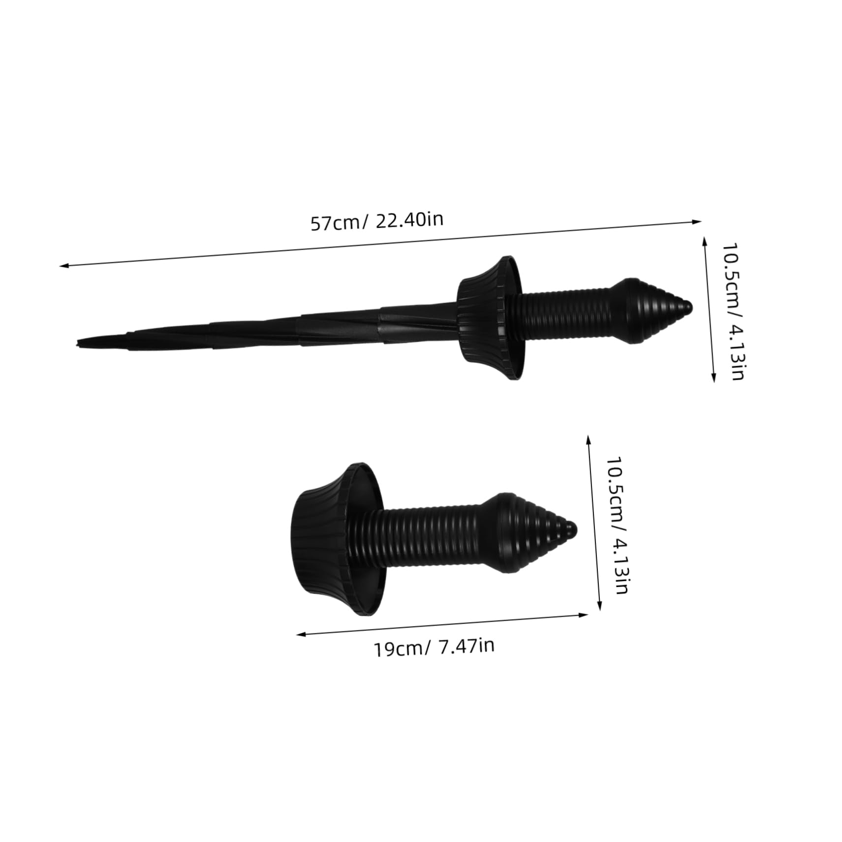 Espada Retráctil en Espiral de TPR Resistente a Impactos y Desgaste para Cosplay Halloween