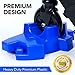 50 Strong Scooter Stand - Fits Most Scooters - Interlocking Offset Extra Stable Base - Blue