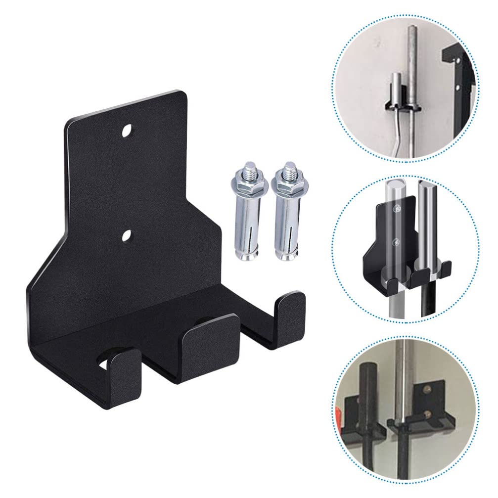 BESPORTBLE Supporto per Bilanciere Supporto per Display per Manubri con Supporto per Piastra in Acciaio Montato A Parete per Negozi di Palestre E Casa