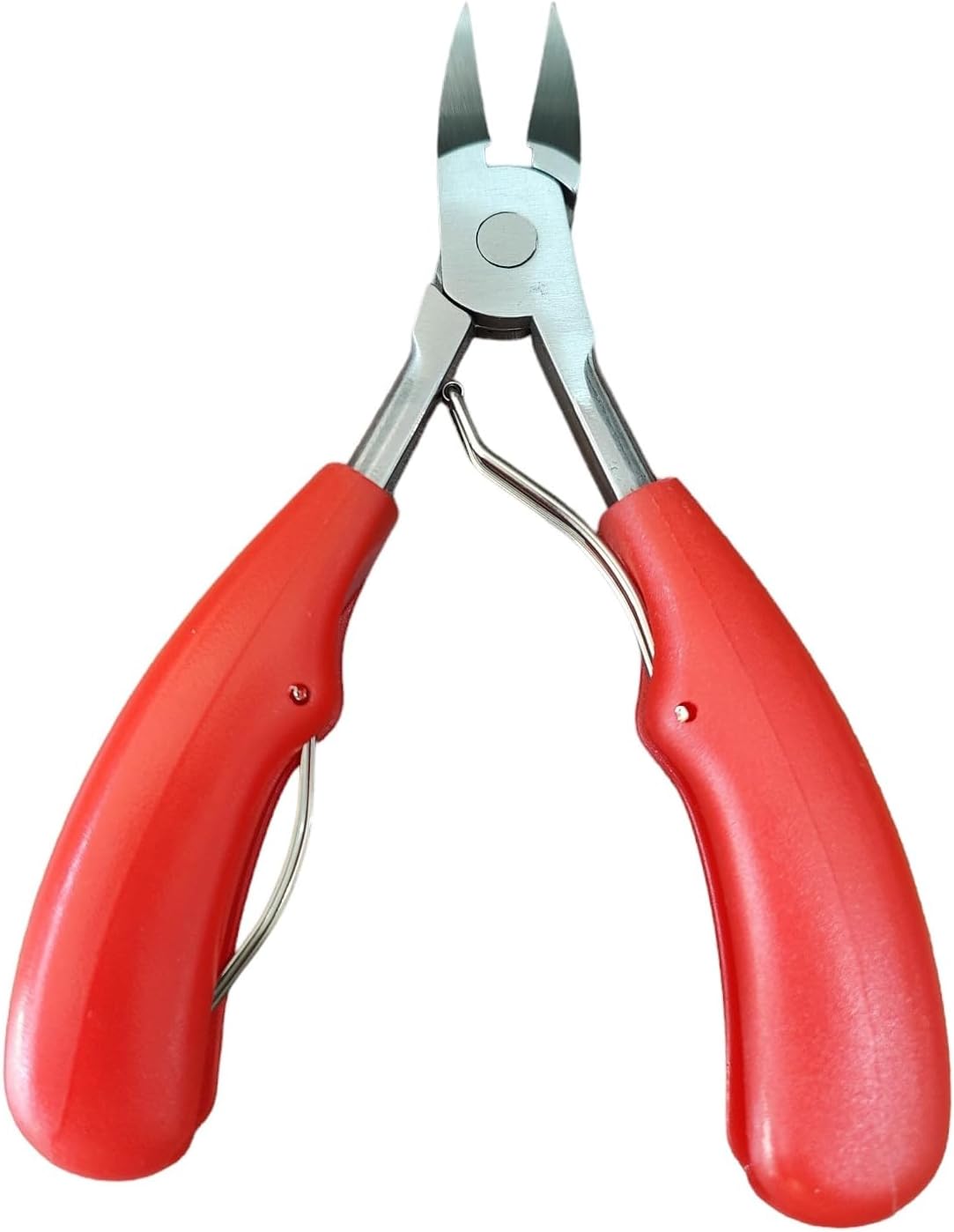 Toe Nail Clipper for Ingrown or Thick Toenails, Heavy Duty Toenail Trimmer Nail Clipper Pedicure Tool with Soft Grip Handle - Pack of 1 (silver)