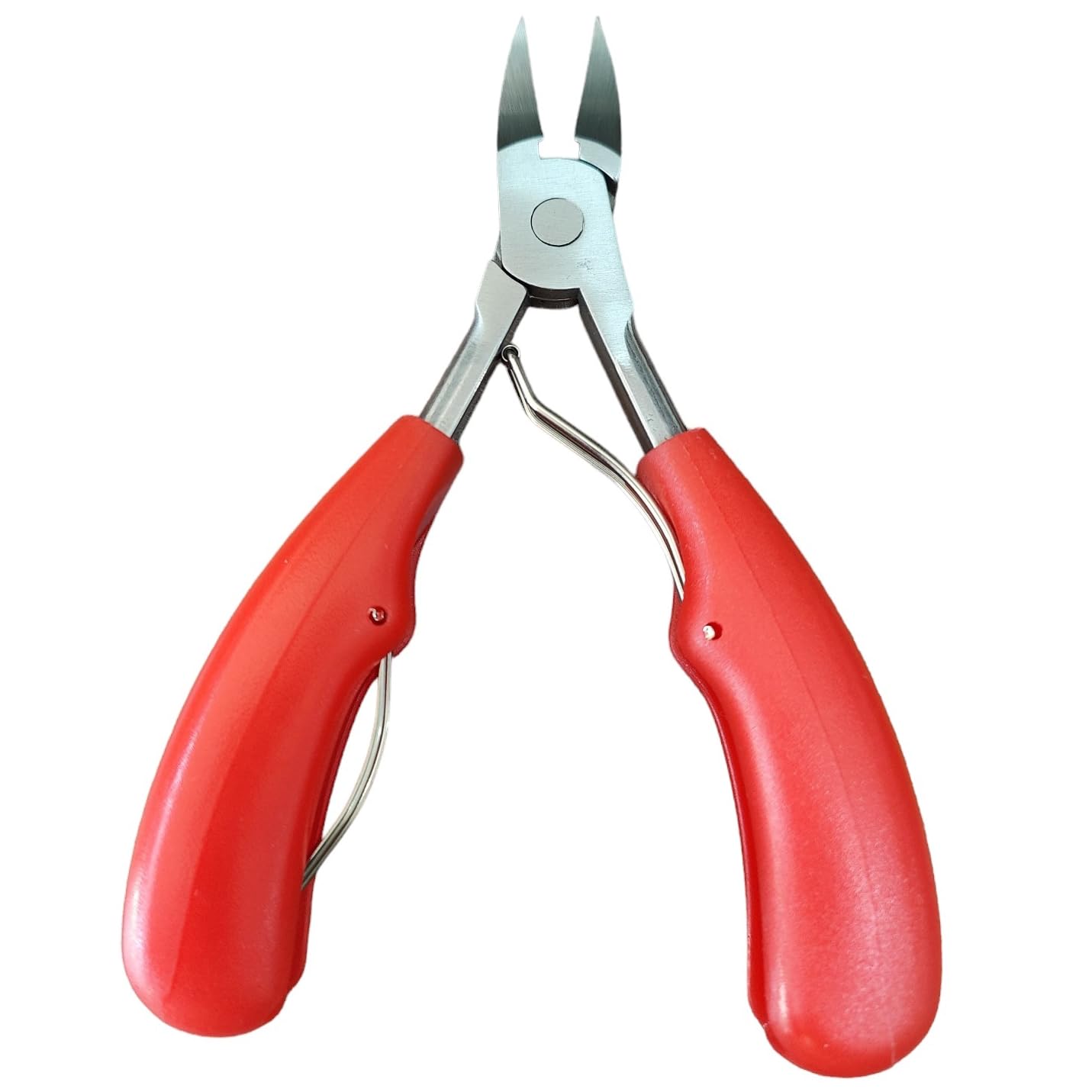 Toe Nail Clipper for Ingrown or Thick Toenails, Heavy Duty Toenail Trimmer Nail Clipper Pedicure Tool with Soft Grip Handle - Pack of 1 (silver)