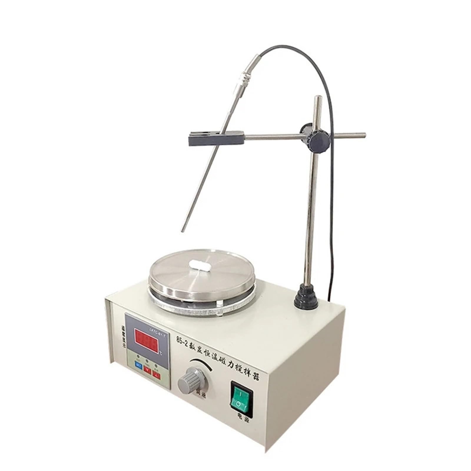 Zxzzas One Color Magnetic Stirrer, Heating Magnetic Stirrer Hot Plate Stir Bar 2200Rpm Mixer Heating Kit Chemistry Laboratory Stirrer Equipment 85-2 Blender