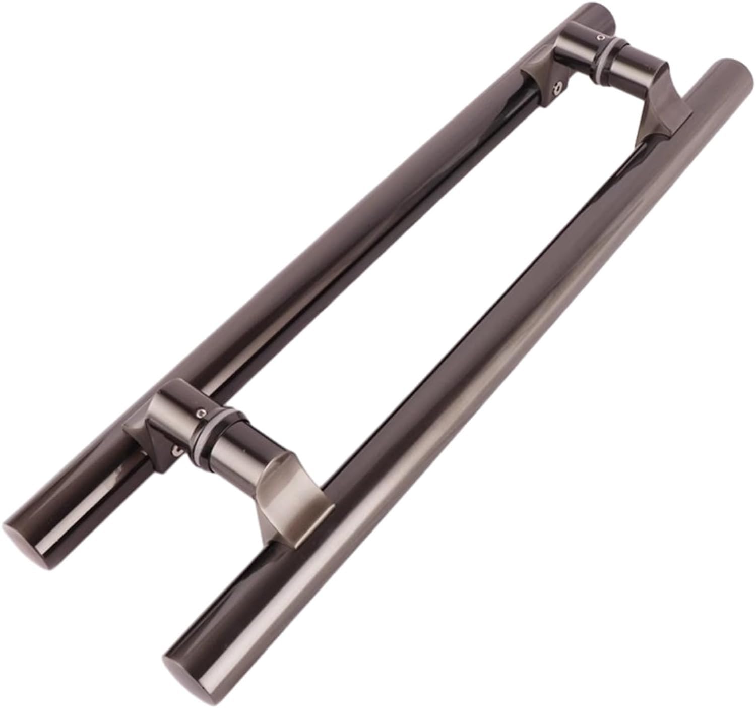 Barre plate de porte à pousser et tirer pour boutons d'entrée en verre